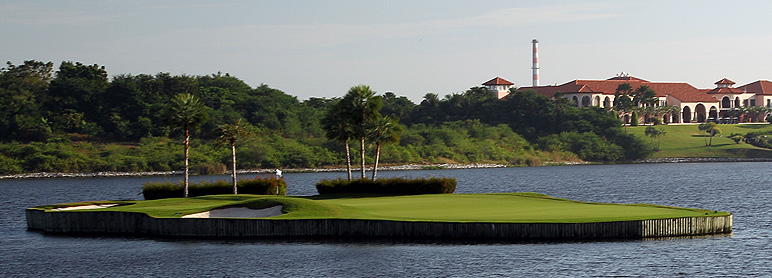 Golf i Thailand: Vil du se de bedste golfbaner i Thailand? 4 Amata golfbanen i Thailand her hul 17