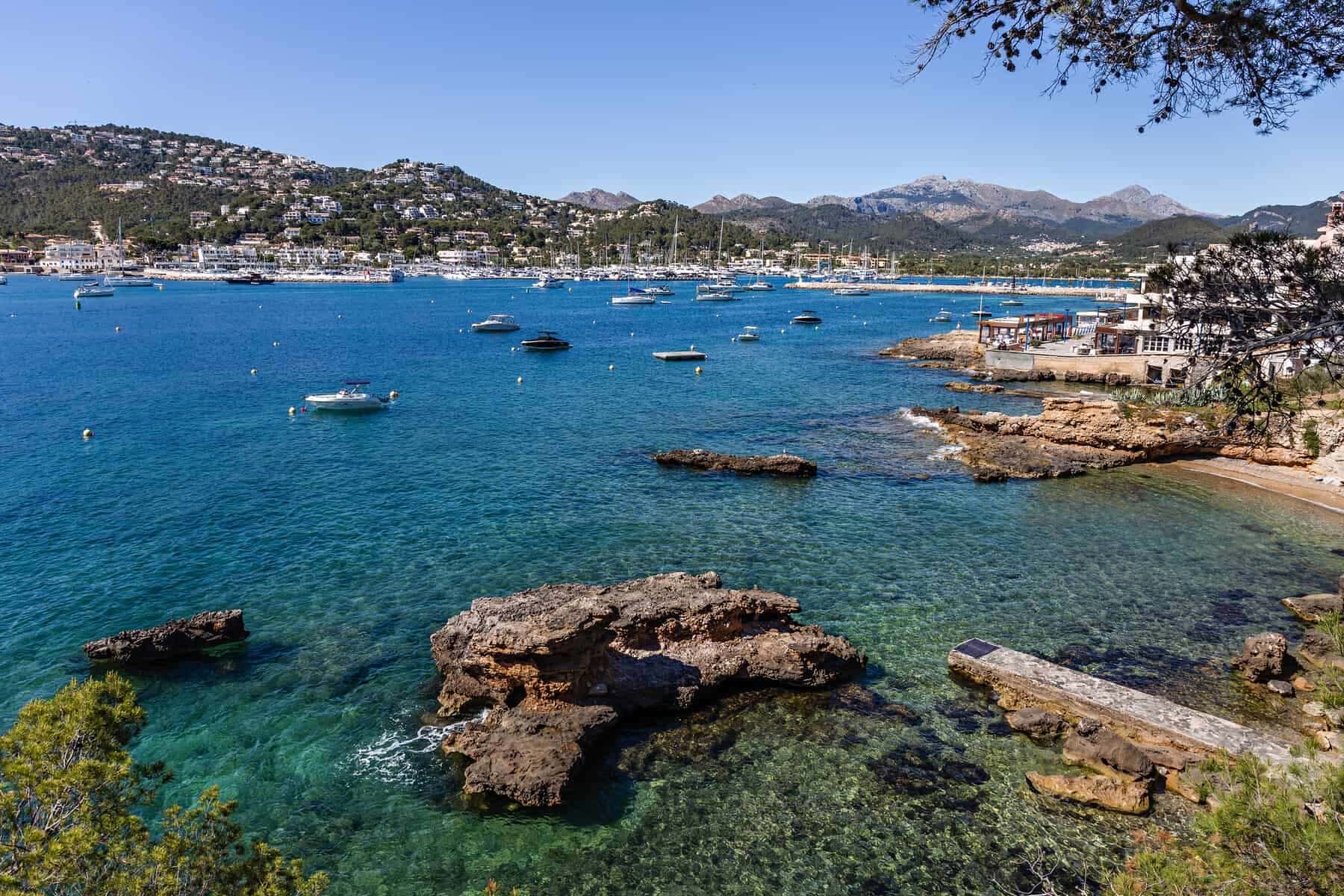 General view of port Andratx , Mallorca Spain