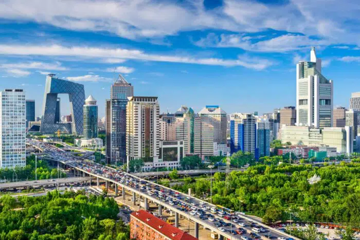 Beijing — China CBD Cityscape
