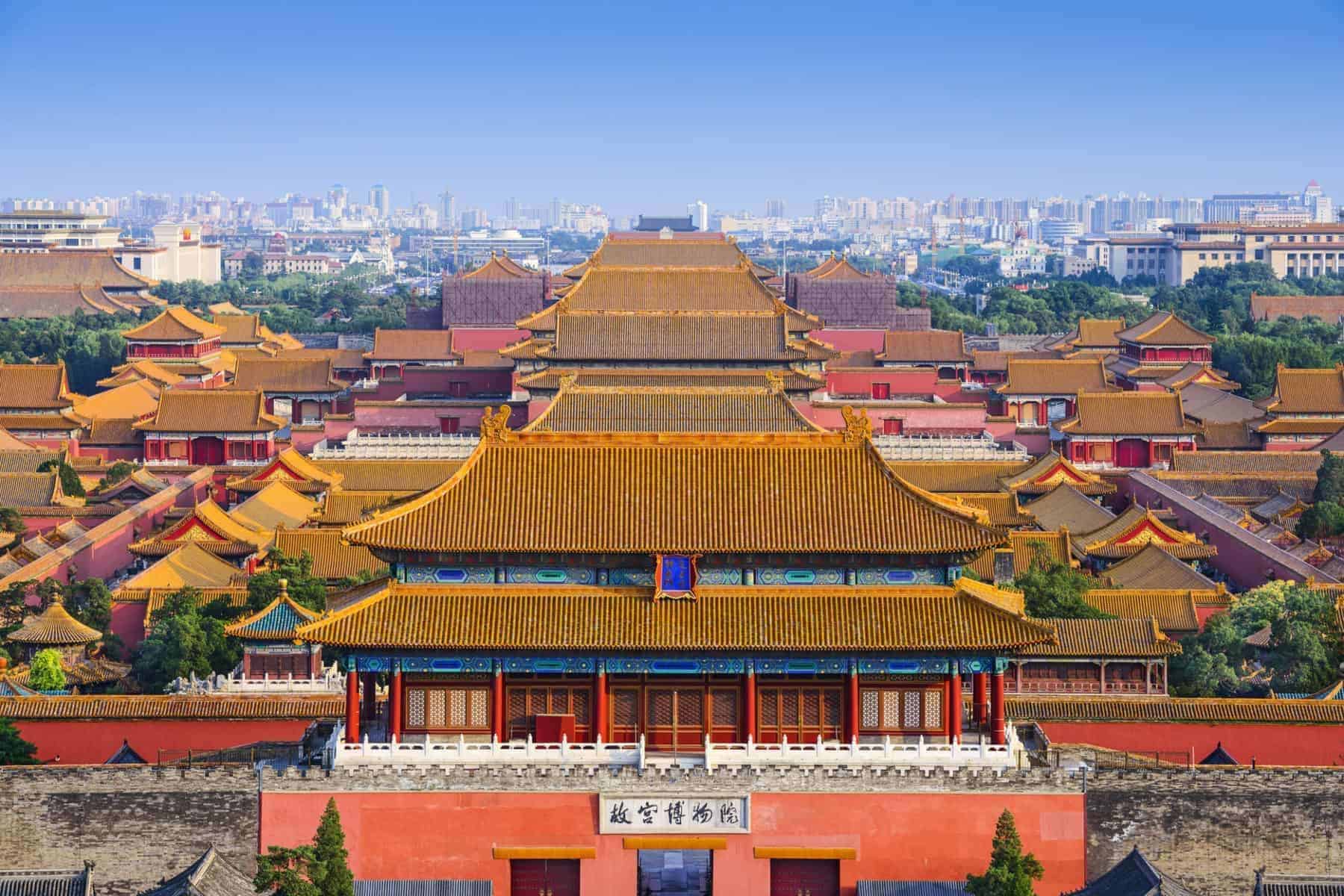 Forbidden city in Beijing , China