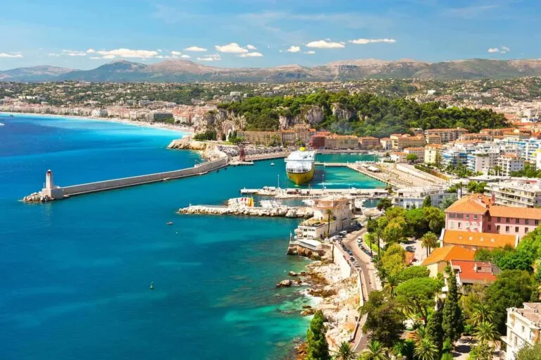 Nice i Frankrig, signatur stedet på den franske Riviera 12 Nice, mediterranean resort, Cote d'Azur, France