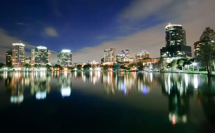 Orlando by night