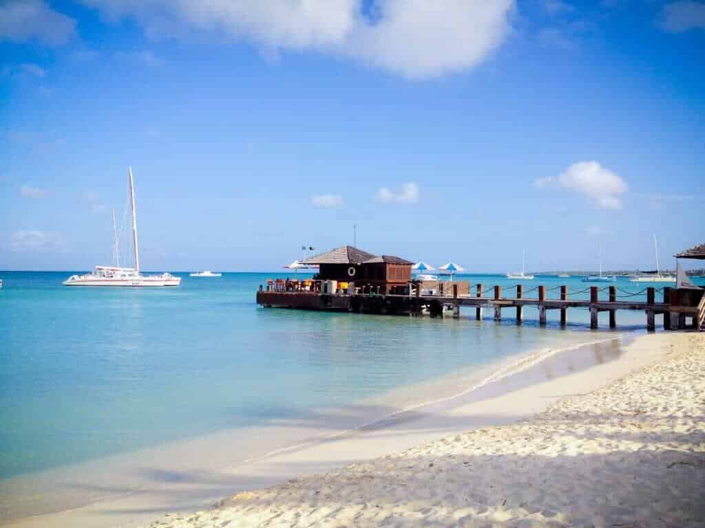 Aruba i Caribien, sejlerferie