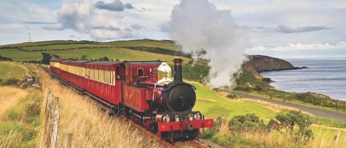Isle of Man på skinner: damptog, veteranbaner og bjergbane