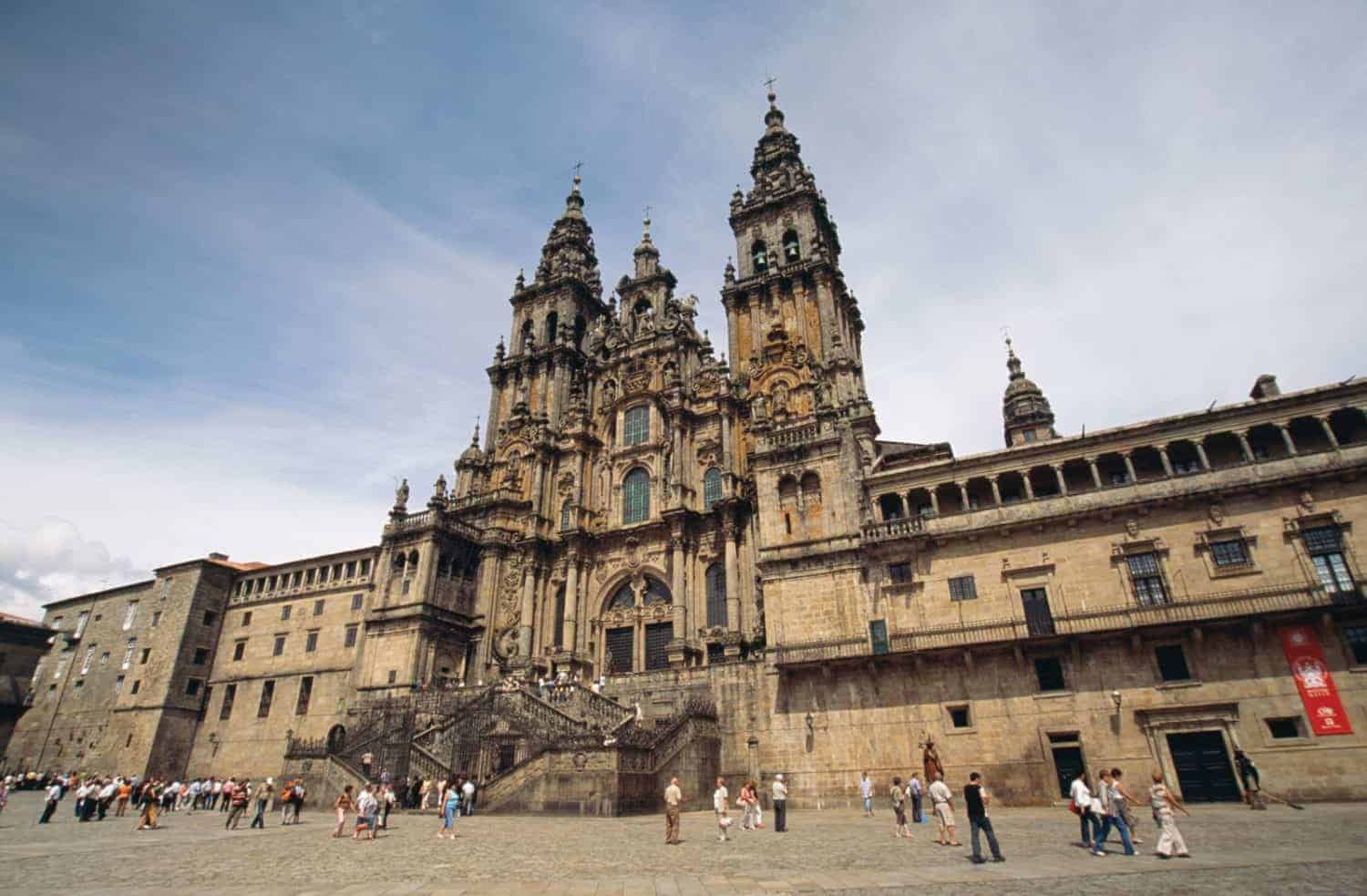 Ang Katedral sa Santiago. Espanya