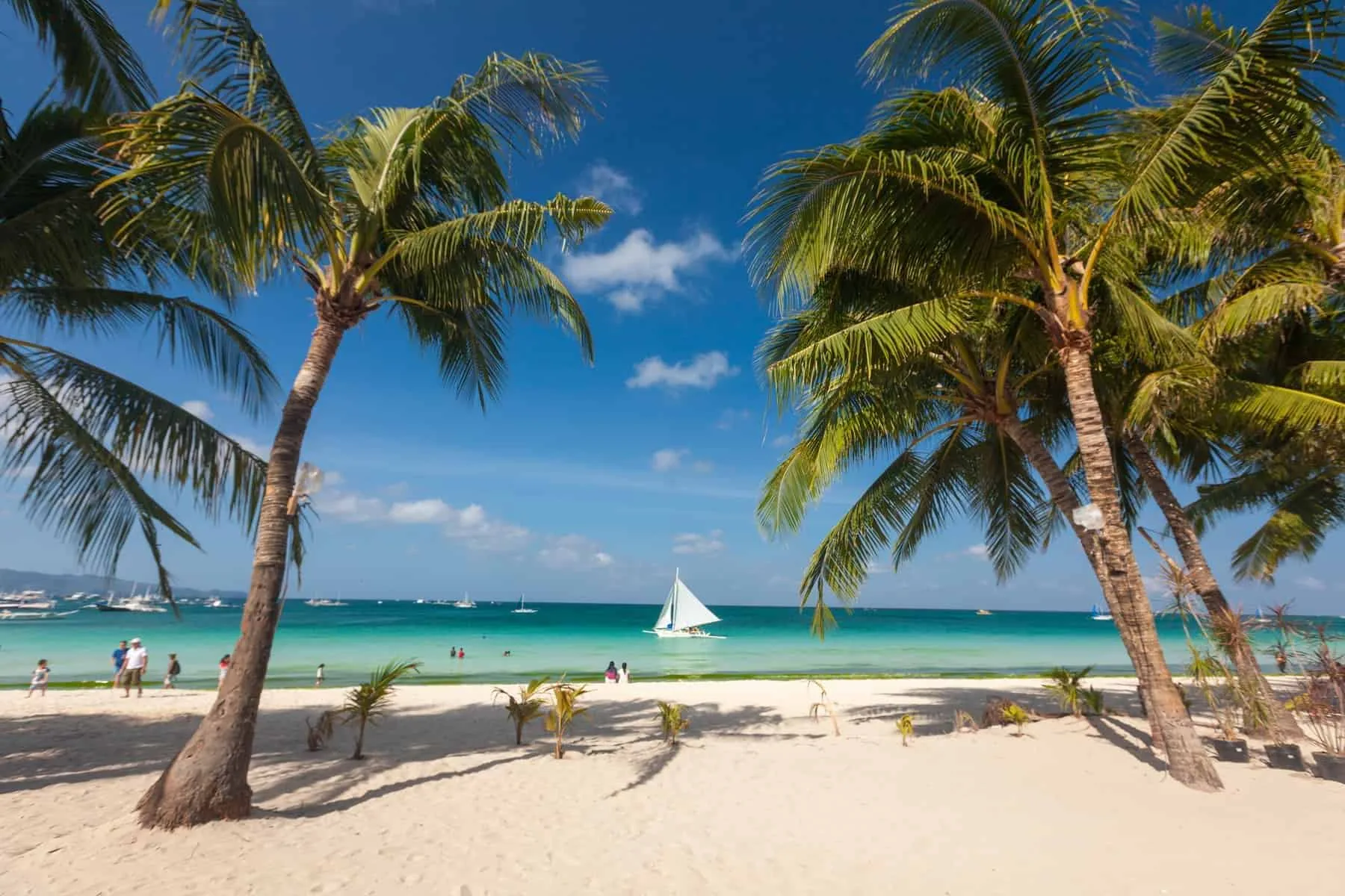 Boracay perfekte strande og de reneste