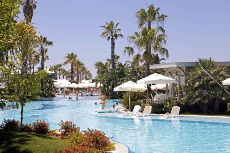 Belek 12 Belek Summer view with resort swimming pool in Belek, Turkey