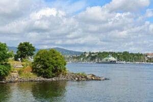 Bygdøy fra havet