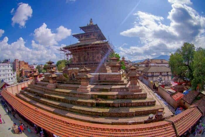 KATHMANDU Durbar Square near the old Indian temples