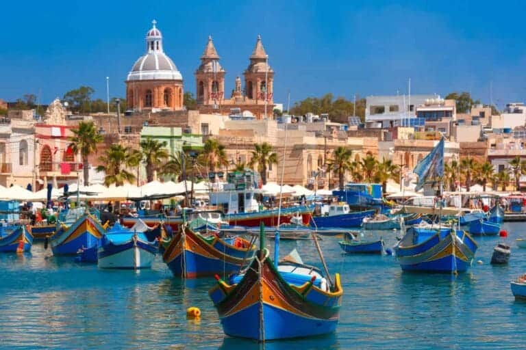 Rejser til Malta, havnen i Marsaxlokk, Malta