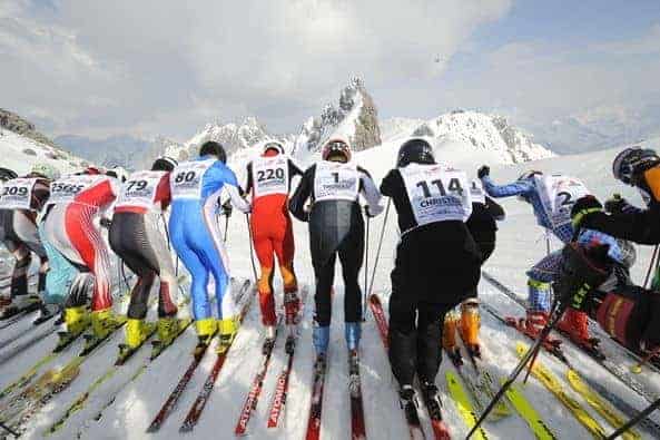 St. Anton am Arlberg. Der Weisse Rausch løbet