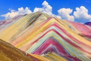 Cusco Region,Vinicunca, Peru. Montana de Siete Colores, or Rainbow Mountain.
