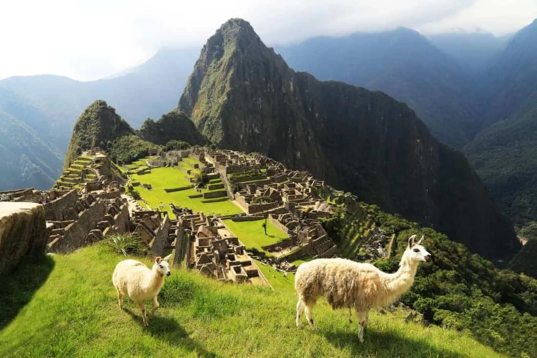 Machu Picchu i Peru