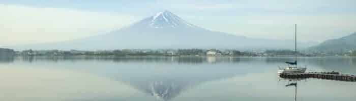 Sejlerferie ved Mount Fuji på Lake kawaguchiko