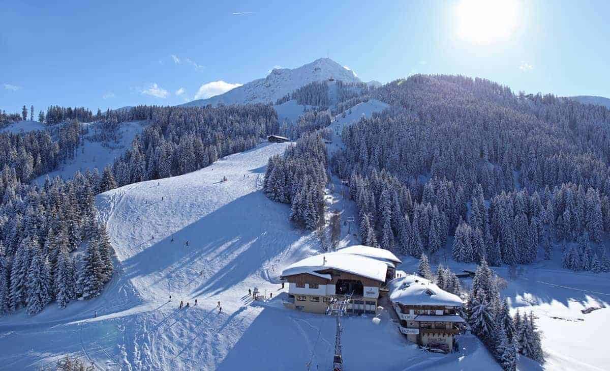 St. Johann i Tirol winterlandschaft