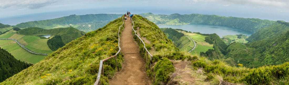 the Azores in the middle of the Atlantic