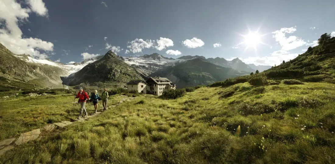 Zillertal bjergvandring i solskin