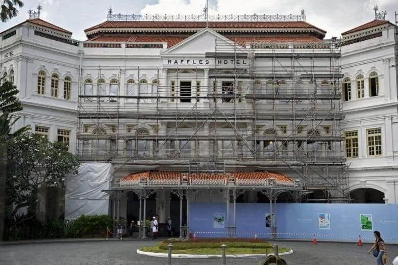 raffles hotel singapore genåbnet — Raffles Singapore restoration