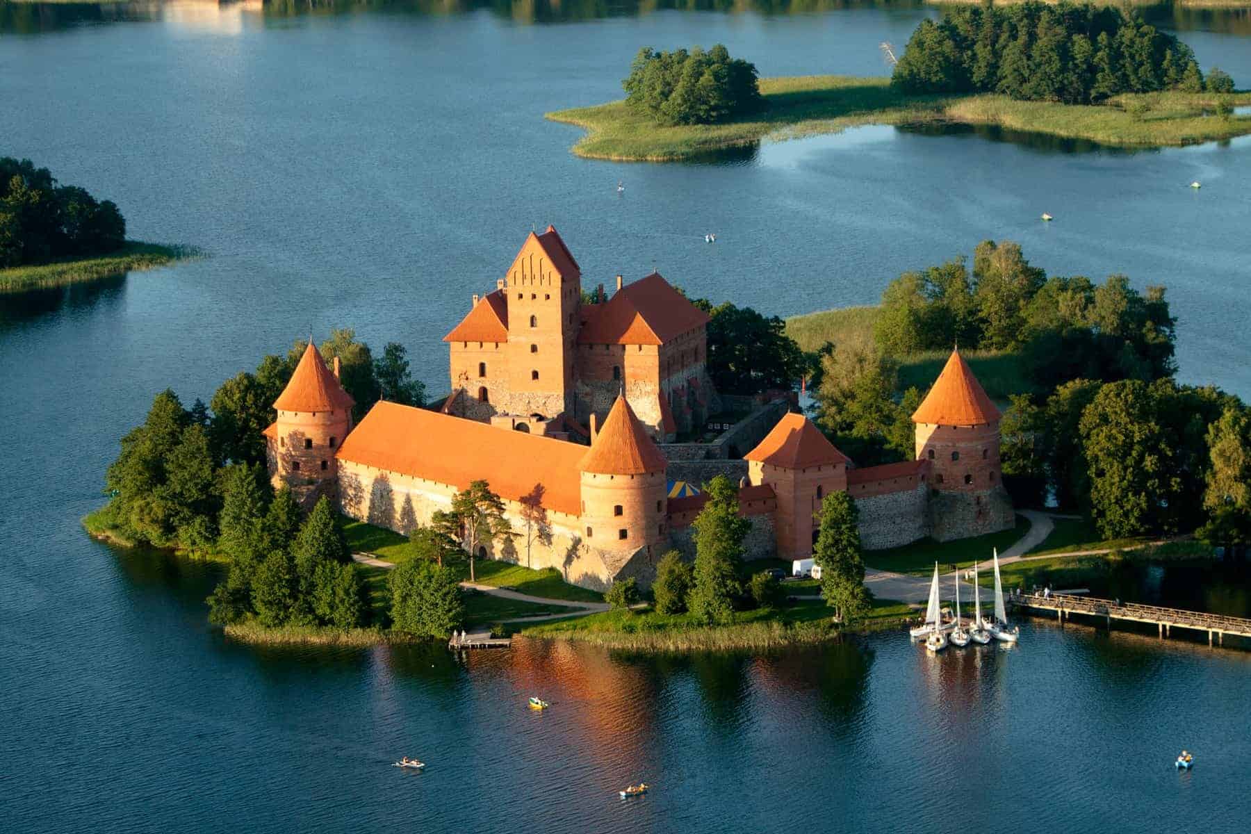 Trakai castle in Lithuania. History, historical