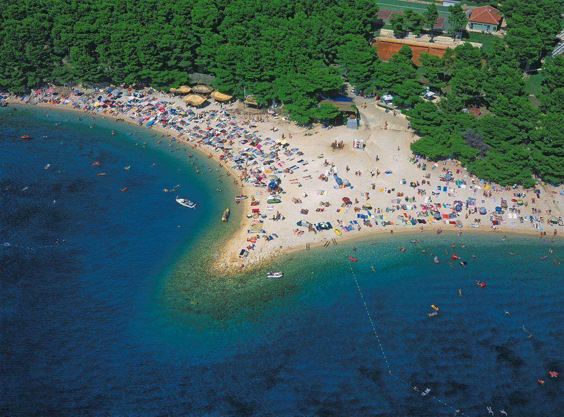 Sejlerferie Kroatien Dalmatien,Makarska beach lagoon