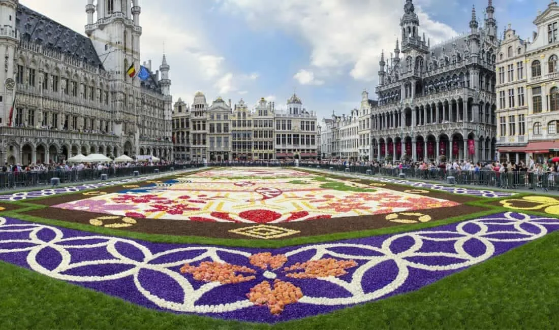 Bruxelles i Belgien er livsnydernes by 3 Bruxelles Grand Place 1 mill. begonia