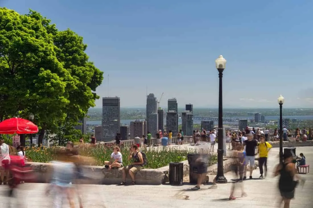 Montreal, seen from Mont Real