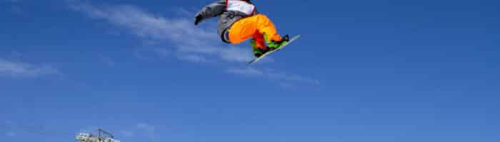 skiferie i Italien Livigno Snowboard jump