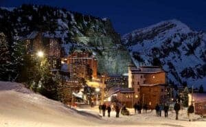 Avoriaz at night