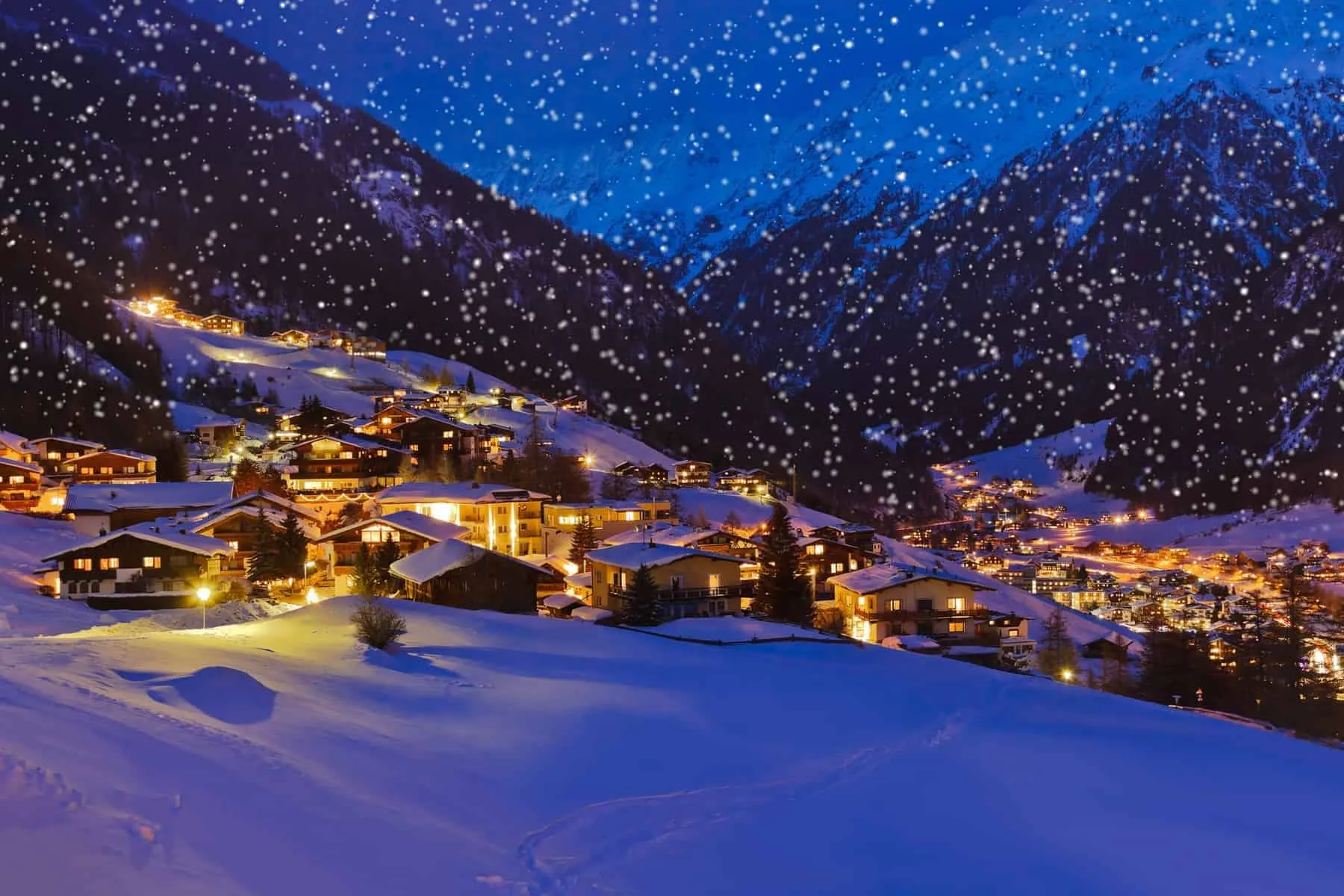 Sölden aftensne