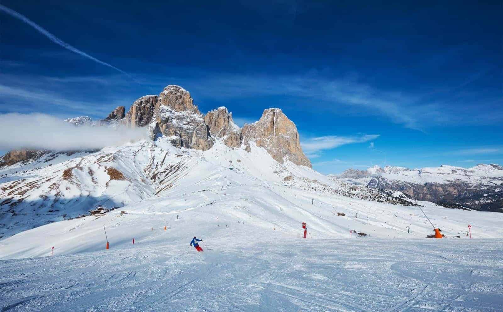 Skiferie i Italien i Canazei, verdens største sammenhængende skiområde