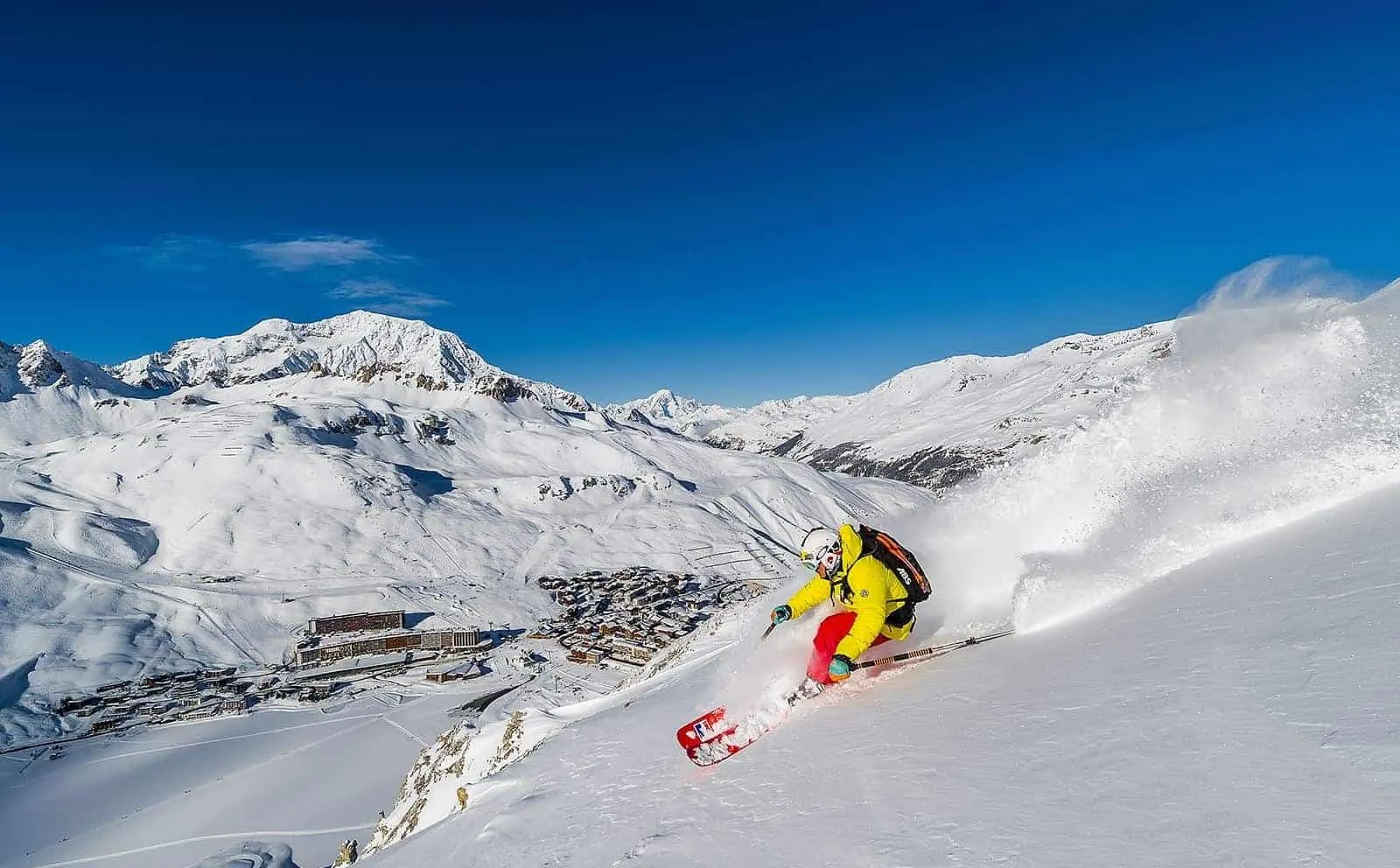 Tignes i Frankrig er for dig, der kræver masser af skiløb