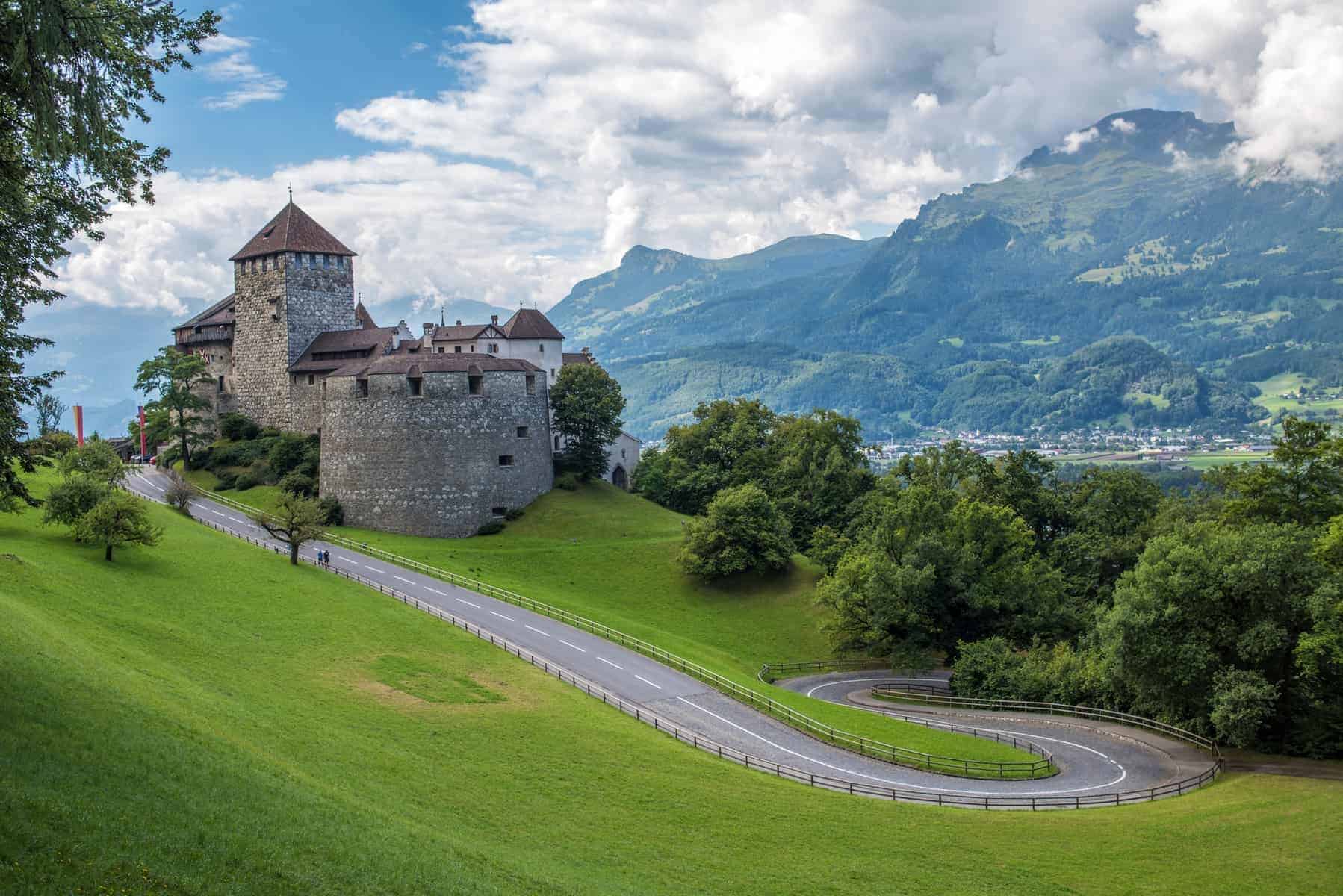 Vaduz Castle, the palace of the Liechtenstein Prince