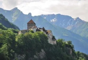 Vaduz slottet Liechtenstein