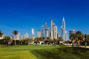 Dubai Marina in United Arab Emirates