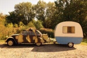 Meget fransk camping eller glamping?, Hunawihr i Alsace, France i Europe