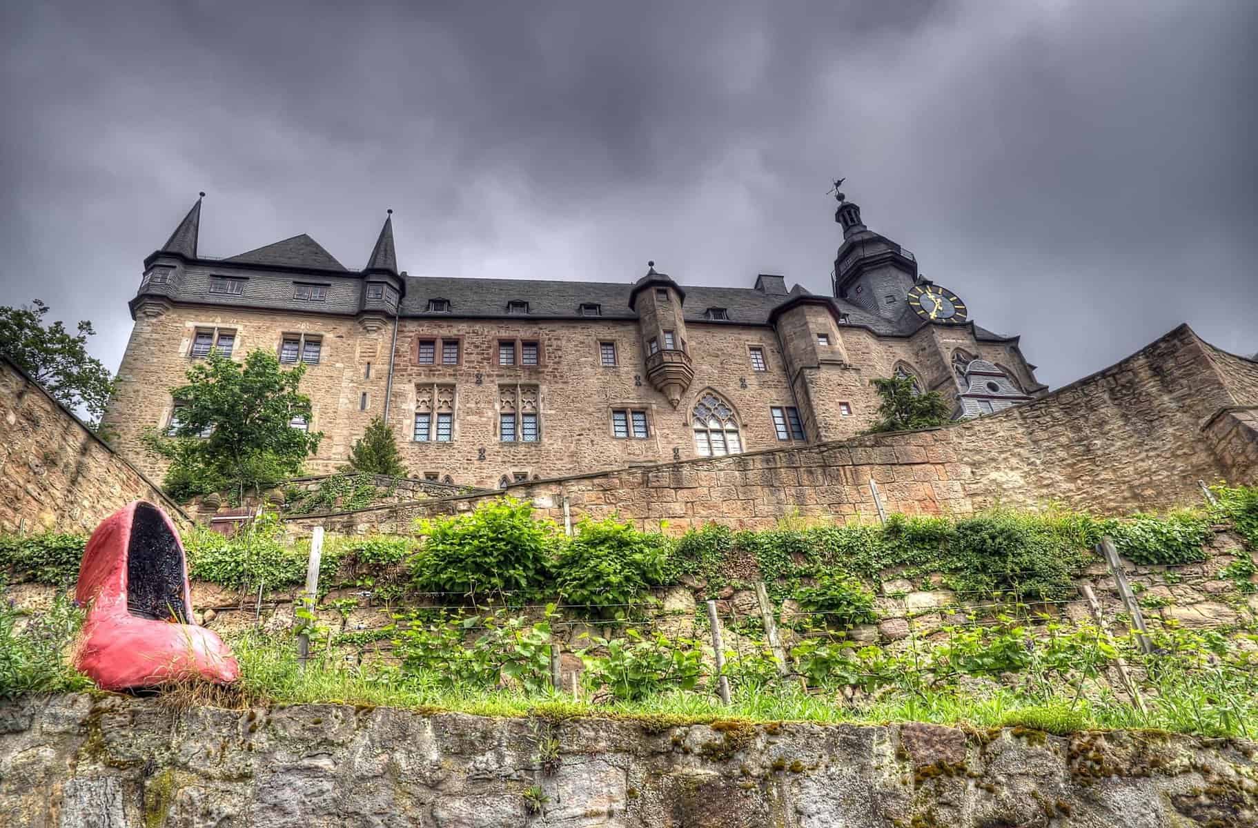 Marburger Schloss (Marburg castle) is a castle in Marburg, Hesse, Germany, built in the 11th century as a fort. The building is today used partly as a museum and as an event site.