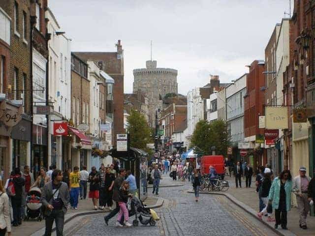 Peascod_Street,_Windsor. Slotte i England