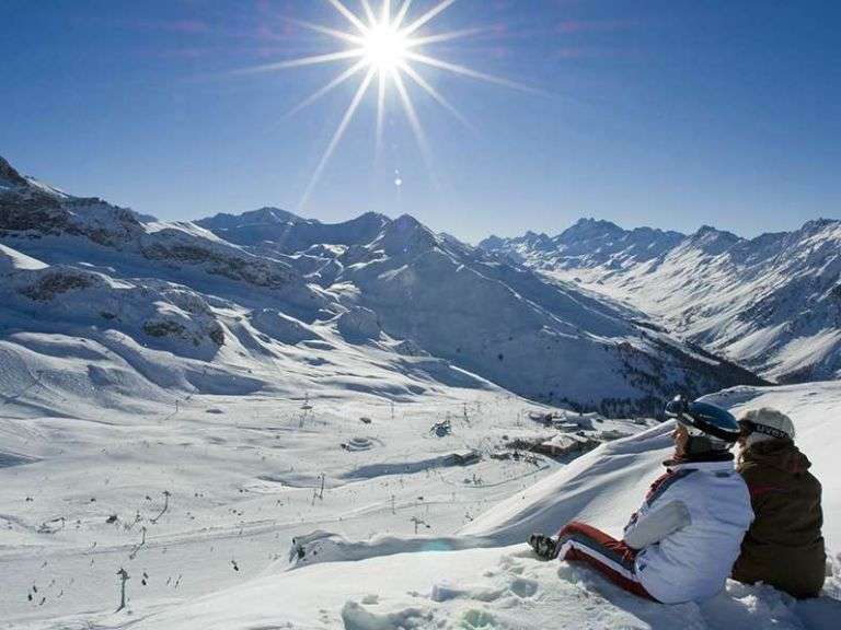 Skiferie i Ischgl, piste view