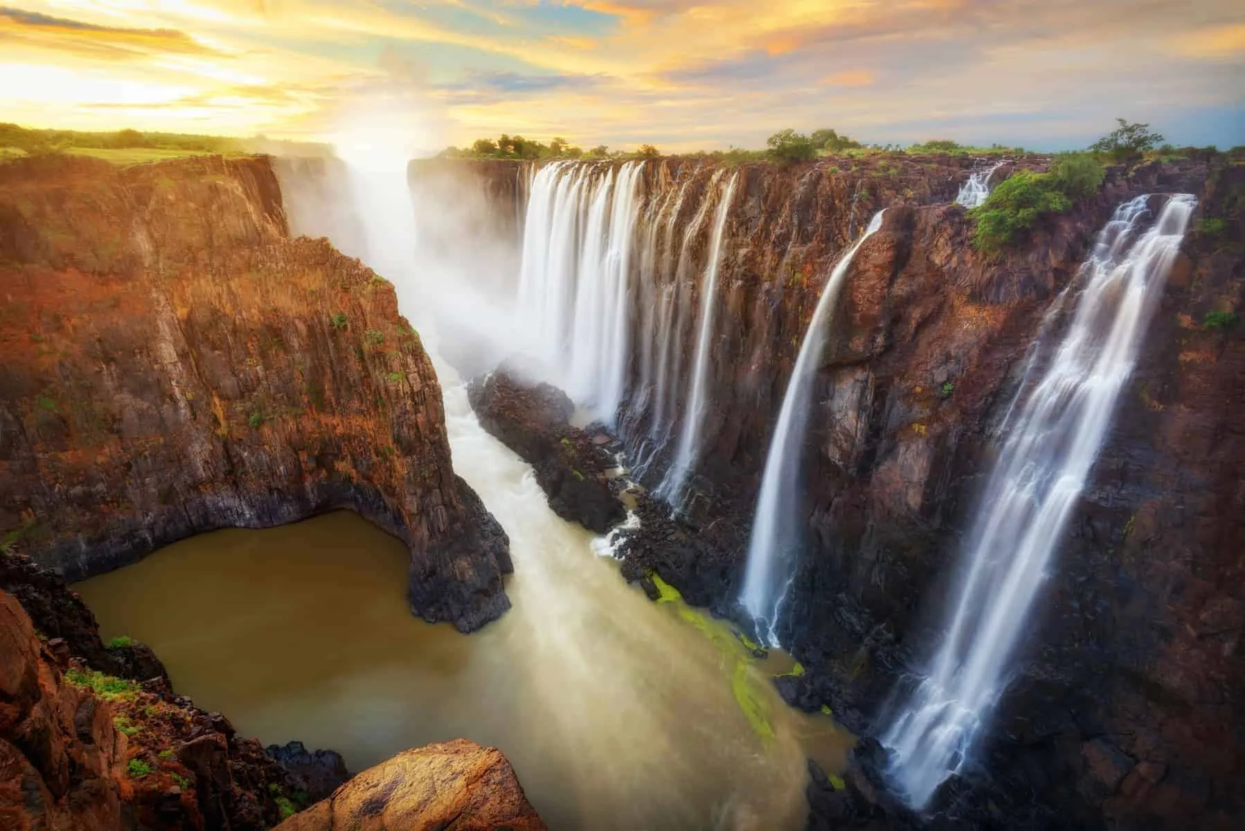 Victoria Falls i Zambia og Zimbabwe, rejser til Afrika