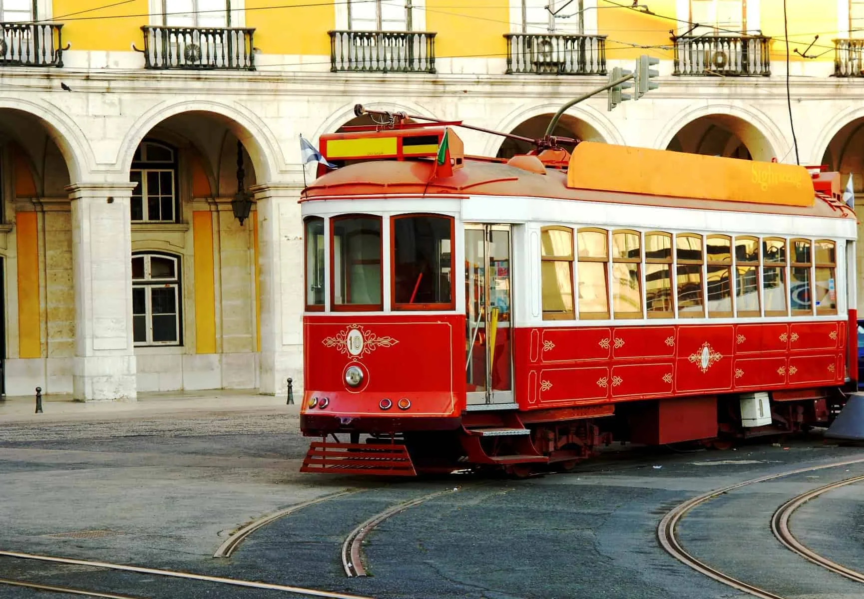 Portugal Lisbon historic part of town, tramway
