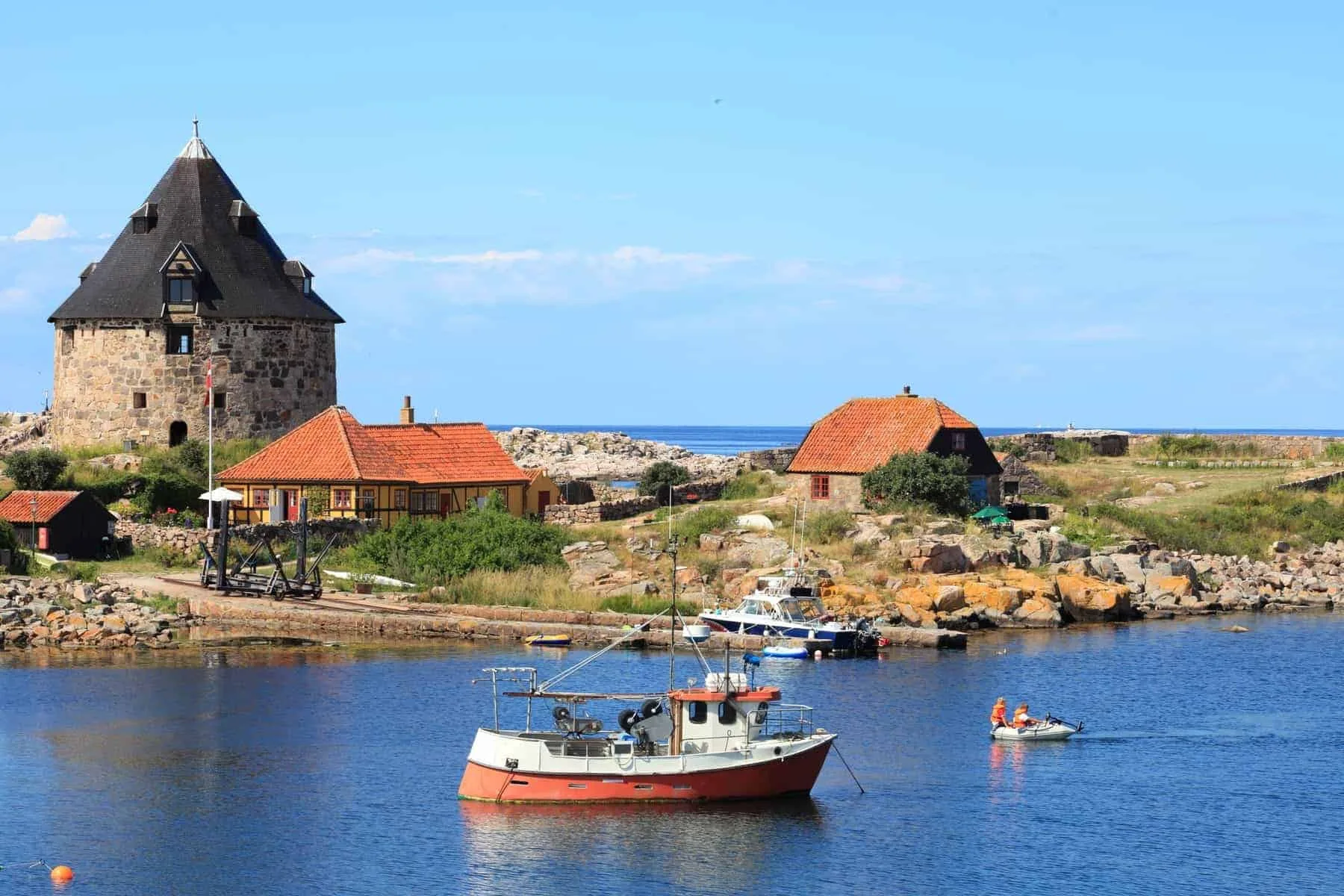 Fort på Christiansø Bornholm Denmark