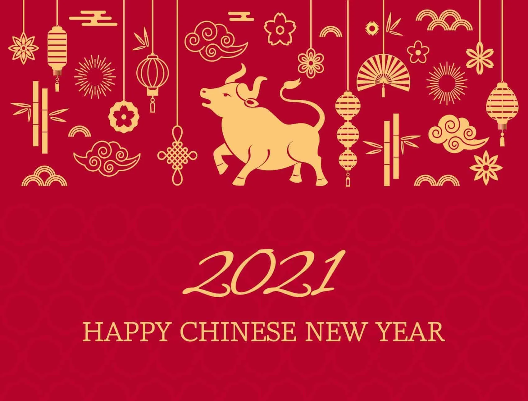Happy chinese new year. 2021 the white metal ox is a symbol of 2021, the Chinese New Year