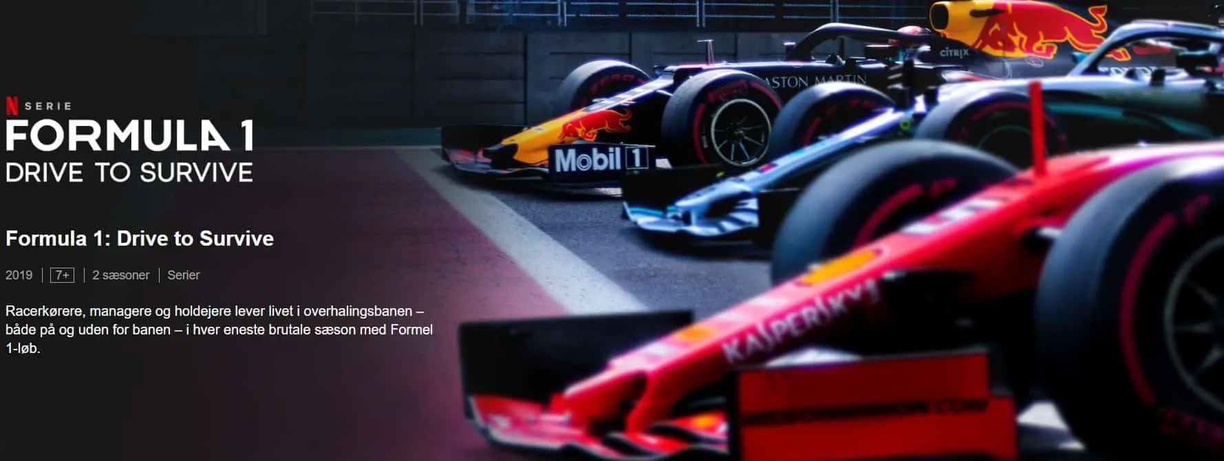 Formula 1 Drive to survive, Netflix