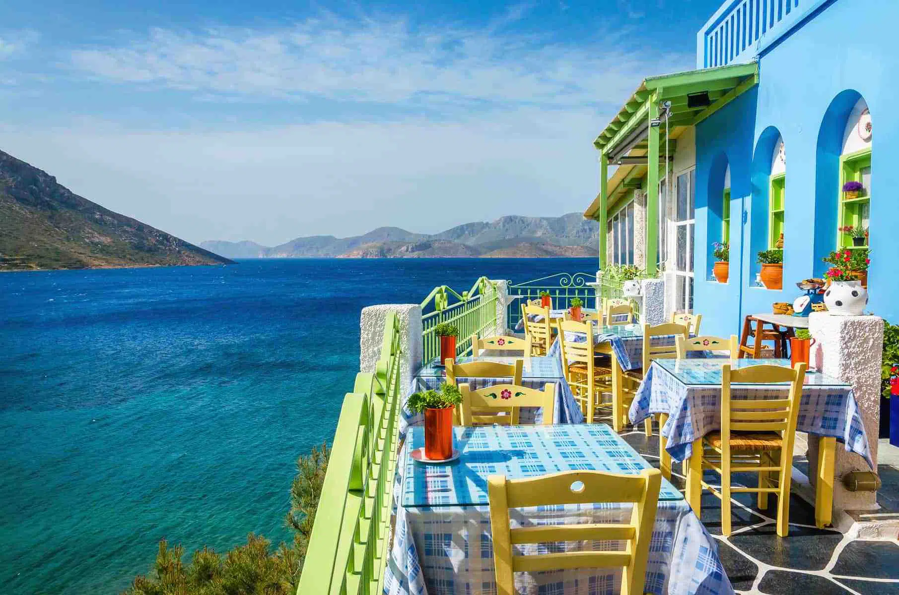 Kos, typisk græsk restaurant