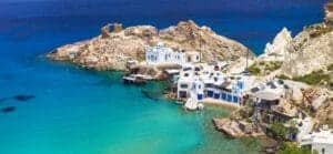 Milos, Fyropotamos village. Greece