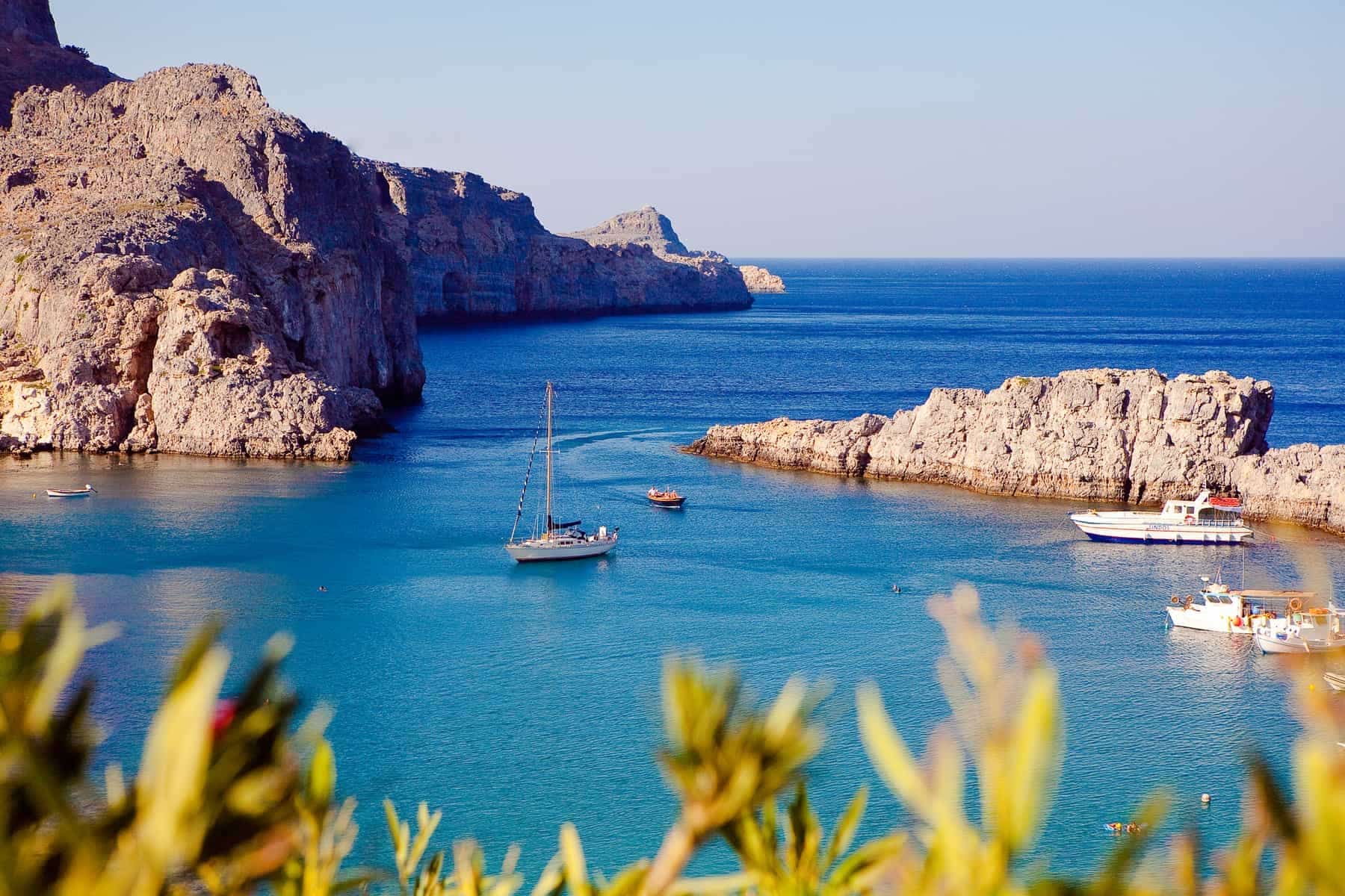 Rhodos, Lindos Bay, rejser til Grækenland