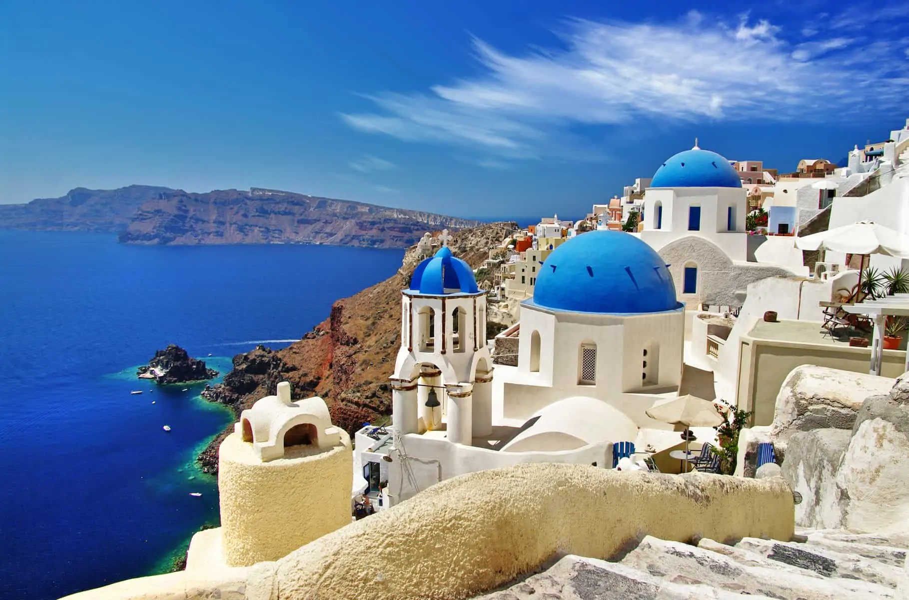 Bedste ø-ferie i hele verden - Santorini