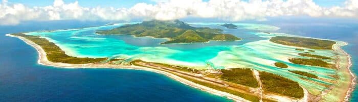 Rejsen til Bora Bora island