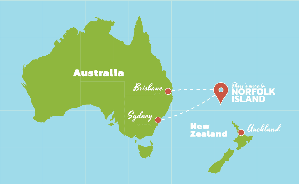 Norfolk island map