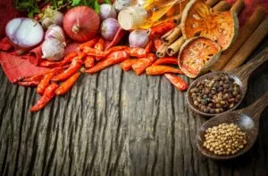 Det thailandske køkken Thai food Cooking ingredients. - spice tast